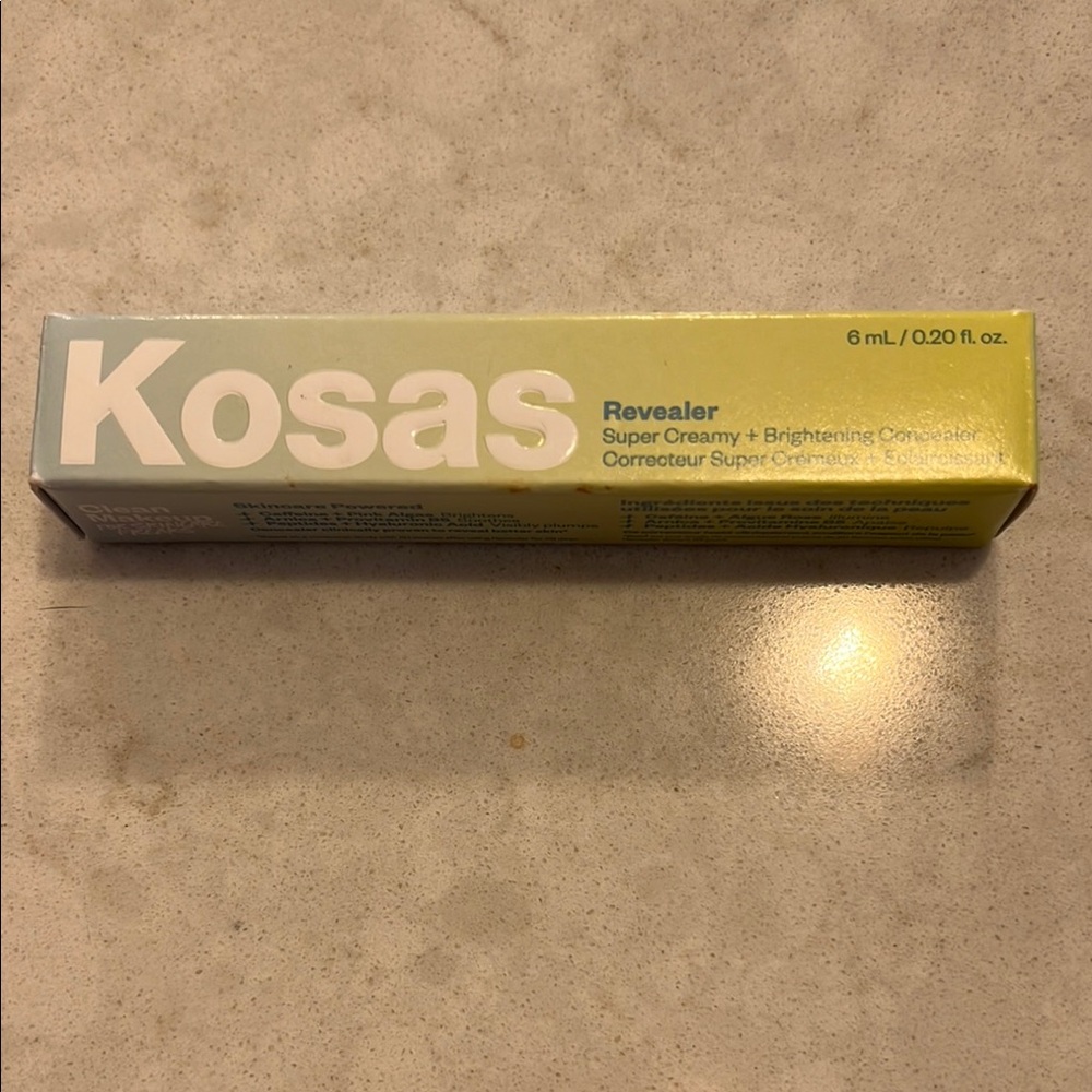 Kosas Brightening Concealer in Yellow and White